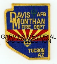 Z ARIZONA,DAVIS MONTHAN AIR FORCE BASE FIRE DEPARTMENT TUCSON 2